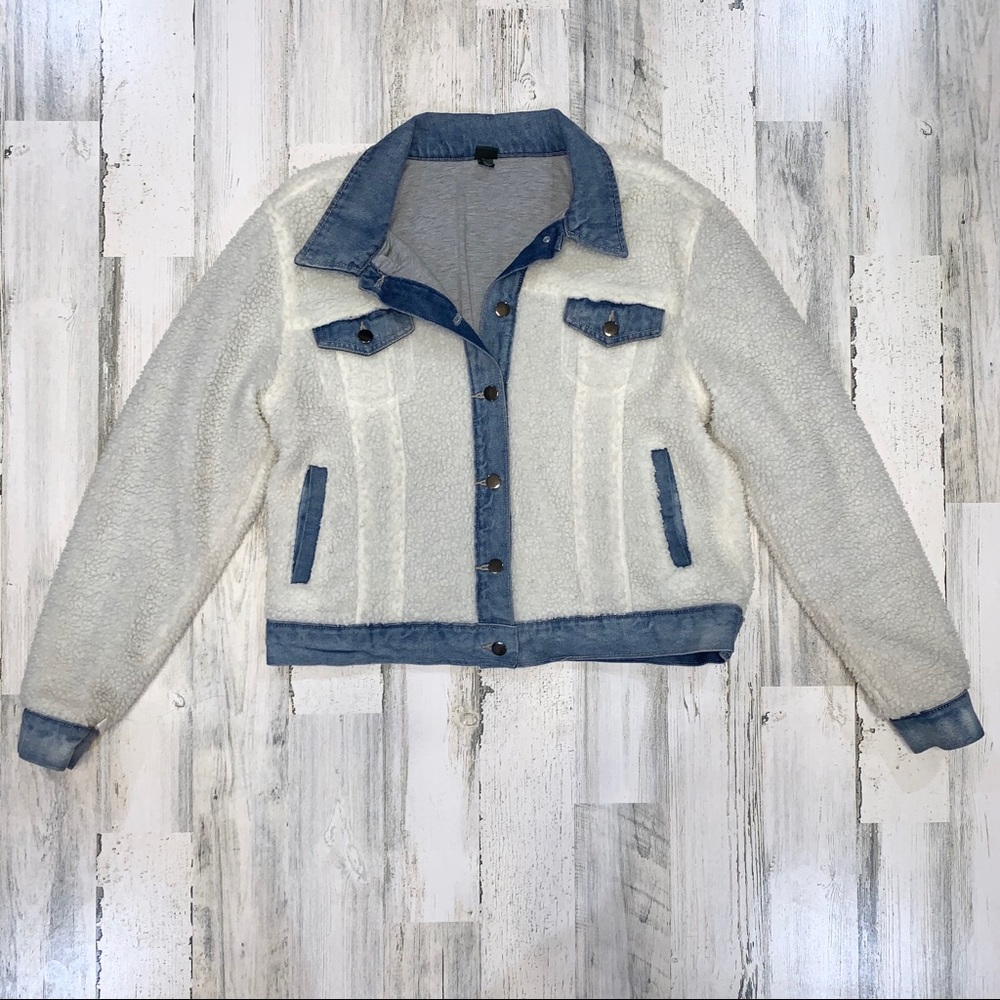 Wild Fable | Sherpa Denim Jean Jacket
